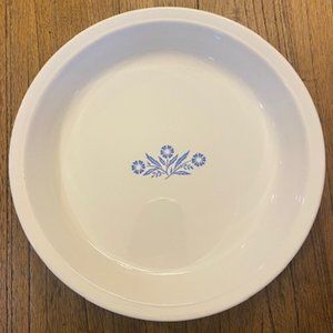 Vintage Cornflower Blue by Corning Pie Serving Plate